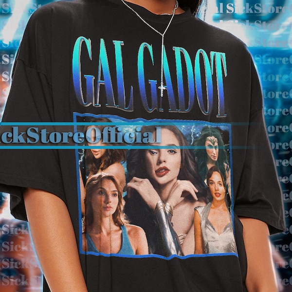 GAL GADOT Vintage Shirt, Gal Gadot Homage Tshirt, Gal Gadot Fan Tees, Gal Gadot Retro 90s Sweater, Gal Gadot Merch Gift, Actress Gal Gadot