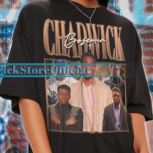 CHADWICK BOSEMAN Vintage Shirt, Chadwick Boseman Homage Tshirt, Chadwick Boseman Fan Tees, Chadwick Boseman Retro 90s Sweater, Chadwick Tees