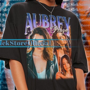AUBREY PLAZA Vintage Shirt, Aubrey Plaza Homage Tshirt, Aubrey Plaza Fan Tees, Aubrey Plaza Merch Gift, Aubrey Plaza Retro 90s Sweater