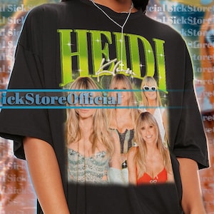 HEIDI KLUM Vintage Shirt Heidi Klum Homage Tshirt Heidi Klum Fan Tees Heidi Klum Retro 90s Sweater Heidi Klum Merch Gift Etsy Ireland