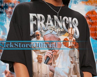 POPE FRANCIS Vintage Shirt, Pope Francis Homage Tshirt, Pope Francis Fan Tees, Pope Francis Retro 90s Sweater, Pope Francis Merch Gift