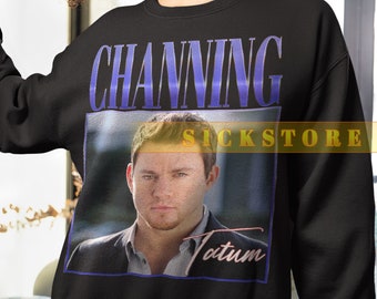 CHANNING TATUM Channing Tatum Vintage Retro Sweatshirt Channing Tatum Funny Sweater Channing Tatum Meme Sweater Movie Actor Team tpc Etsy UK