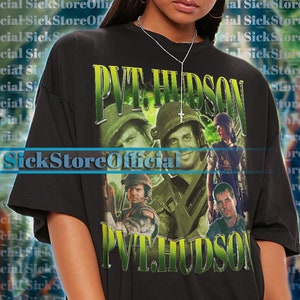 PVT HUDSON Vintage Shirt, Pvt Hudson Hommage Retro Tshirt, Pvt. Hudson Fan Tees, Pvt Hudson 90er Jahre Pullover, Pvt Hudson Merch Geschenk Filme