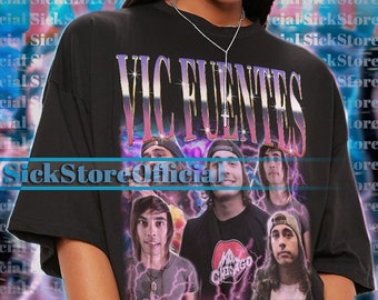 VIC FUENTES Vintage Shirt, Vic Fuentes Homage Tshirt, Vic Fuentes Fan Tees, Vic Fuentes Retro 90s Sweater, Vic Fuentes Merch Gift #TPC
