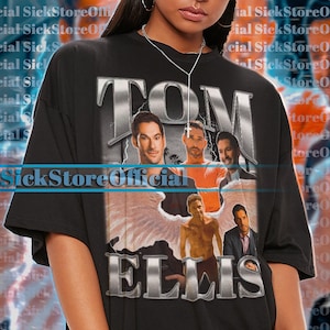 TOM ELLIS Vintage Shirt, Tom Ellis Homage Tshirt, Tom Ellis Fan Tees, Tom Ellis Retro 90s Sweater, Tom Ellis Merch Gift, Actor Tom Ellis Tee