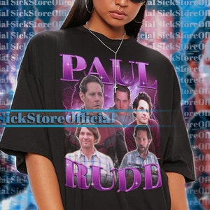 PAUL RUDD Amerikaans acteur vintage shirt, Paul Rudd Homage tshirt, Paul Rudd fan T-shirts, Paul Rudd retro jaren 90 trui, Paul Rudd Merch cadeau