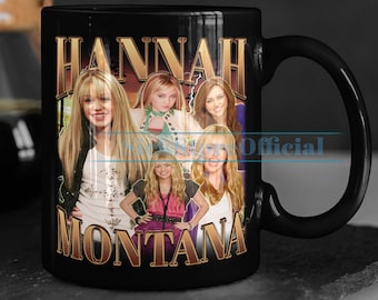 Taza de café de HANNAH MONTANA, taza de té de Hannah Montana, bebida de Hannah Montana, taza de Hannah Montana, regalo de Merch de Hannah Montana