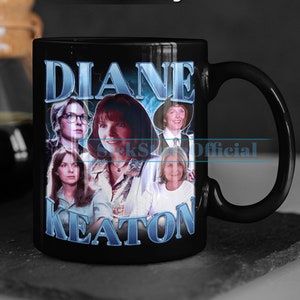 DIANE KEATON Coffee Mug, Diane Keaton Tea Mug, Diane Keaton Drinkware, Diane Keaton Mug, Diane Keaton Merch Gift, Actress Diane Keaton Mugs