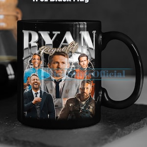 Taza de café RYAN REYNOLDS, taza de té Ryan Reynolds, vasos Ryan Reynolds, taza Ryan Reynolds, regalo Ryan Reynolds Merch