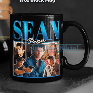 SEAN PENN Coffee Mug, Sean Penn Tea Mug, Sean Penn Drinkware, Sean Penn Mug, Sean Penn Merch Gift, Actor Sean Penn Movies Mug