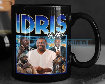 IDRIS ELBA  Coffee Mug, Idris Elba  Tea Mug, Idris Elba  Drinkware, Idris Elba  Mug, Idris Elba  Merch Gift