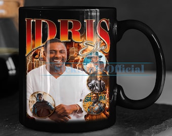 IDRIS ELBA  Coffee Mug, Idris Elba  Tea Mug, Idris Elba  Drinkware, Idris Elba  Mug, Idris Elba  Merch Gift