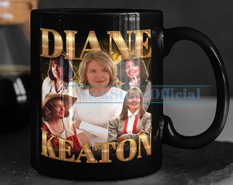 DIANE KEATON Coffee Mug, Diane Keaton Tea Mug, Diane Keaton Drinkware, Diane Keaton Mug, Diane Keaton Merch Gift, Actress Diane Keaton Mugs