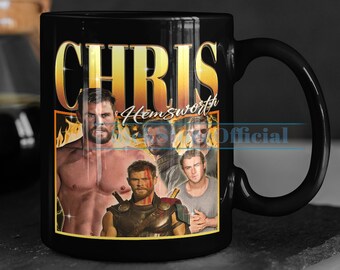 CHRIS HEMSWORTH Coffee Mug, Chris Hemsworth Tea Mug, Chris Hemsworth Drinkware, Chris Hemsworth Mug, Chris Hemsworth Merch Gift