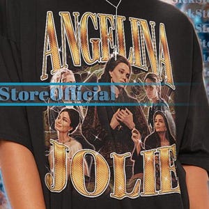 ANGELINA JOLIE Shirt, Angelina Jolie Tshirt, Angelina Jolie Retro Tees, Angelina Jolie Retro 90s Sweater, Angelina Jolie Merch #saf