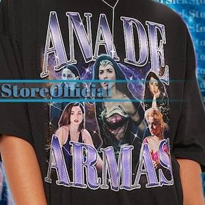 ANA DE ARMAS Shirt, Ana de Armas Vintage Tshirt, Ana de Armas Tees, Ana de Armas Retro 90s Sweater, Ana de Armas Merch Gift #saf