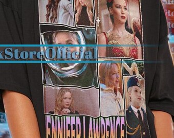 JENNIFER LAWRENCE Shirt, Jennifer Lawrence Vintage Tshirt, Jennifer Lawrence Fan Tees, Jennifer Lawrence Retro 90s Sweater Merch Gift #saf