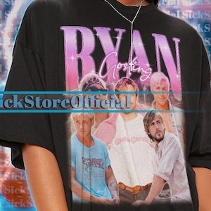 RYAN GOSLING Vintage Shirt, Ryan Gosling Homage Tshirt, Ryan Gosling Fan Tees, Ryan Gosling Retro 90s Sweater, Ryan Gosling Merch #ari