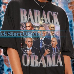 BARACK OBAMA Retro Shirt, Barack Obama Homage Tshirt, Barack Obama Fan Tees, Barack Obama Retro 90s Sweater, Barack Obama Merch Gift #SAF