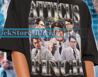 ATTICUS FINCH Vintage Shirt, Atticus Finch Homage Tshirt, Atticus Finch Fan Tees, Atticus Finch Retro 90s Sweater, Atticus Finch Gift #SAF