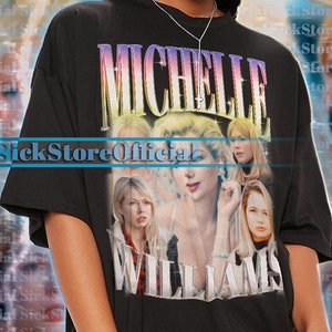 MICHELLE WILLIAMS Vintage Shirt, Michelle Williams Homage Tshirt, Michelle Williams Fan Tees, Michelle Williams Retro 90s Sweater Gift #ari