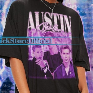 AUSTIN BUTLER Vintage Shirt, Austin Butler Hommage Tshirt, Austin Butler Fan Tees, Austin Butler Retro 90er Jahre Pullover, Austin Butler Geschenk #ari