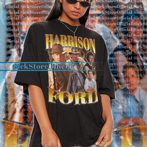 HARRISON FORD Vintage Shirt, Harrison Ford Homage Tshirt, Harrison Ford Fan Tees, Harrison Ford Retro 90s Sweater, Harrison Ford Merch Gift