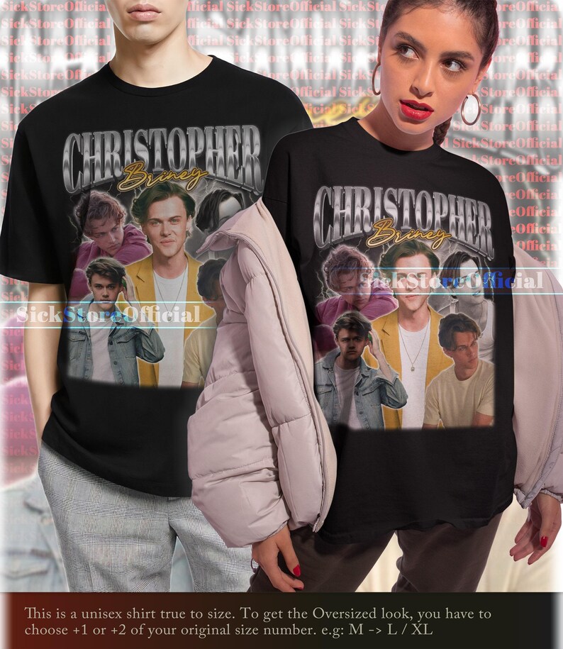 CHRIstoppher Briney Vintage-Shirt, Christopher Briney Tshirt, Christopher Briney Retro 90er Jahre Pullover Bild 2