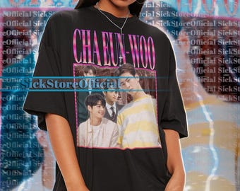 CHA EUN-WOO Vintage Shirt, Cha Eun-Woo Hommage-T-Shirt, Cha Eun-Woo Fan T-Shirt, Cha Eun-Woo Retro 90er Jahre Pullover, Cha Eun-Woo Throwback #tpc