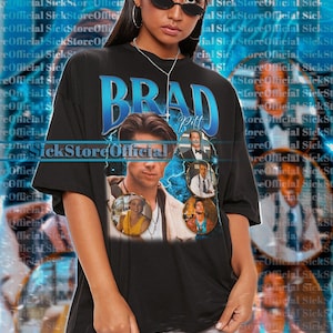 BRAD PITT Vintage Shirt, Brad Pitt Homage Tshirt, Brad Pitt Fan Tees, Brad Pitt Retro 90s Sweater, Brad Pitt Merch Gift, Brad Pitt Film Tees
