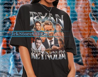 RYAN REYNOLDS Vintage Shirt, Ryan Reynolds Homage Tshirt, Ryan Reynolds Fan Tees, Ryan Reynolds Retro 90s Sweater, Ryan Reynolds Merch Gift
