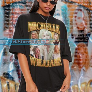 MICHELLE WILLIAMS Vintage Shirt, Michelle Williams Homage Tshirt, Michelle Williams Fan Tees, Michelle Williams Retro 90s Sweater Merch Gift