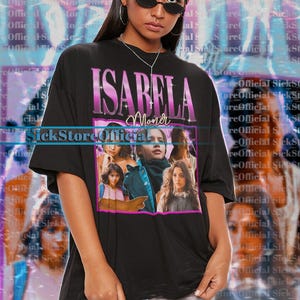 ISABELA MONER Vintage Shirt, Isabela Moner Homage Tshirt, Isabela Moner Fan Tees, Isabela Merced Retro Sweater, Isabela Merced Merch Gift