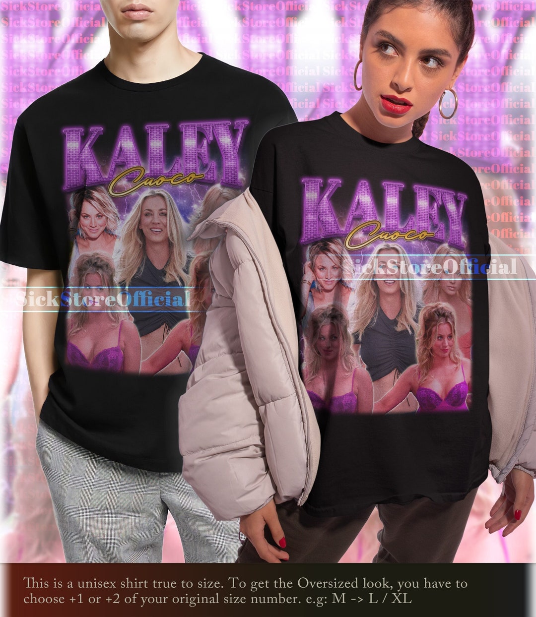 KALEY CUOCO Vintage Shirt Kaley Cuoco Homage Tshirt Kaley - Etsy