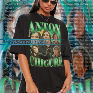 ANTON CHIGURH Vintage Shirt, Anton Chigurh Homage Tshirt, Anton Chigurh Fan Tees, Anton Chigurh Merch Gift, Anton Chigurh Retro 90s Sweater