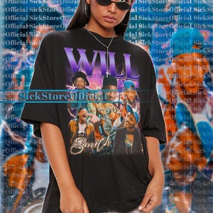 WILL SMITH Vintage Shirt, Will Smith Homage Tshirt,  Will Smith Merch Gift, Will Smith Fan Tees, Actor Will Smith Retro 90s Sweater