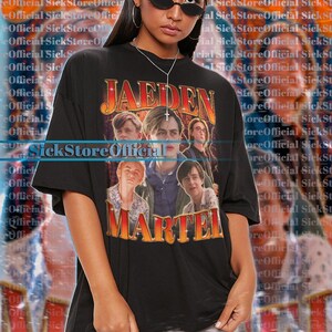 Camiseta vintage de Jaeden Martell, camiseta homenaje a Jaeden Martell, regalo de merchandising de Martell, camisetas de fan de Jaeden Martell, suéter retro de Jaeden Martell de los 90