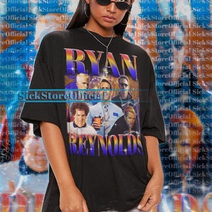 Camiseta vintage de Ryan Reynolds, camiseta homenaje a Ryan Reynolds, regalo de Ryan Reynolds, suéter retro de los 90 de Ryan Reynolds, regalo de merchandising de Ryan Reynolds #saf