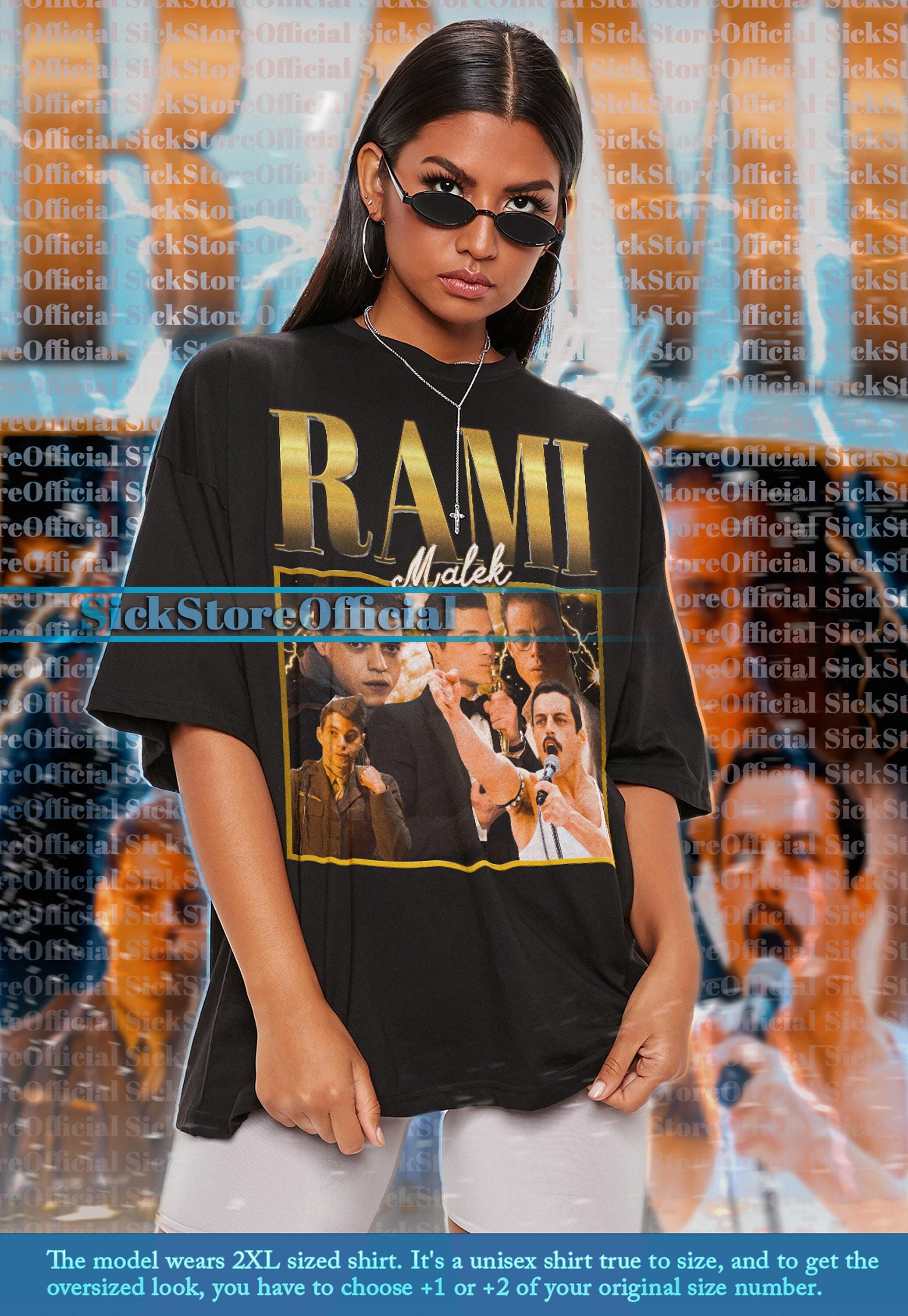 RAMI MALEK Vintage Shirt, Rami Malek Homage Tshirt, Rami Malek Fan Tees, Rami Malek Retro 90s Sweater, Actor Rami Malek Merch Gift