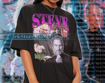 STEVE JOBS Vintage Shirt, Steve Jobs Homage Tshirt, Steve Jobs CEO, The Man in the Machine Entrepreneur Tee, Rich Shirt, Steve Jobs Apple