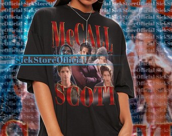 SCOTT MCCALL Vintage-T-Shirt, Scott McCall Hommage-T-Shirt, Scott McCall-Fan-T-Shirts, Scott McCall Retro 90er Jahre Pullover, Scott McCall Merch Geschenk #tpc