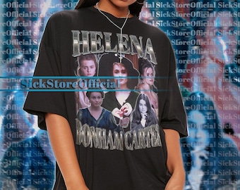 Vintage shirt HELENA BONHAM CARTER, T-shirt Helena Bonham Carter Hommage, T-shirt Helena Bonham Carter-fan, Helena Bonham Carter retro jaren 90 trui