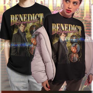 BENEDICT CUMBERBATCH Vintage Shirt, Benedict Cumberbatch Imitation Homage tees, Actor Benedict Cumberbatch Strange 90s Sweater, Spider Gift