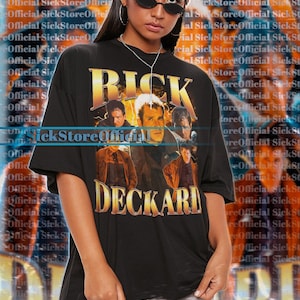Character RICK DECKARD Vintage Shirt, Rick Deckard Homage Retro Tshirt, Rick Deckard 90s Shirt, Rick Deckard Fan Tees, Rick Deckard Merch