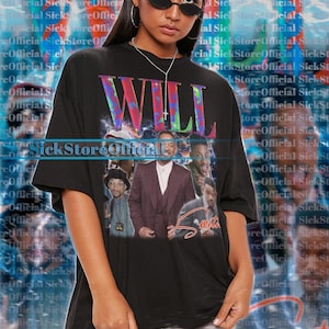 WILL SMITH Vintage Shirt, Will Smith Homage Tshirt,  Will Smith Merch Gift, Will Smith Fan Tees, Actor Will Smith Retro 90s Sweater #tpc