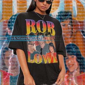 ROB LOWE Vintage Shirt, Rob Lowe Homage Tshirt, Rob Lowe Fan Tees, Rob Lowe Retro 90s Sweater, Rob Lowe Merch Gift Clothing #ari