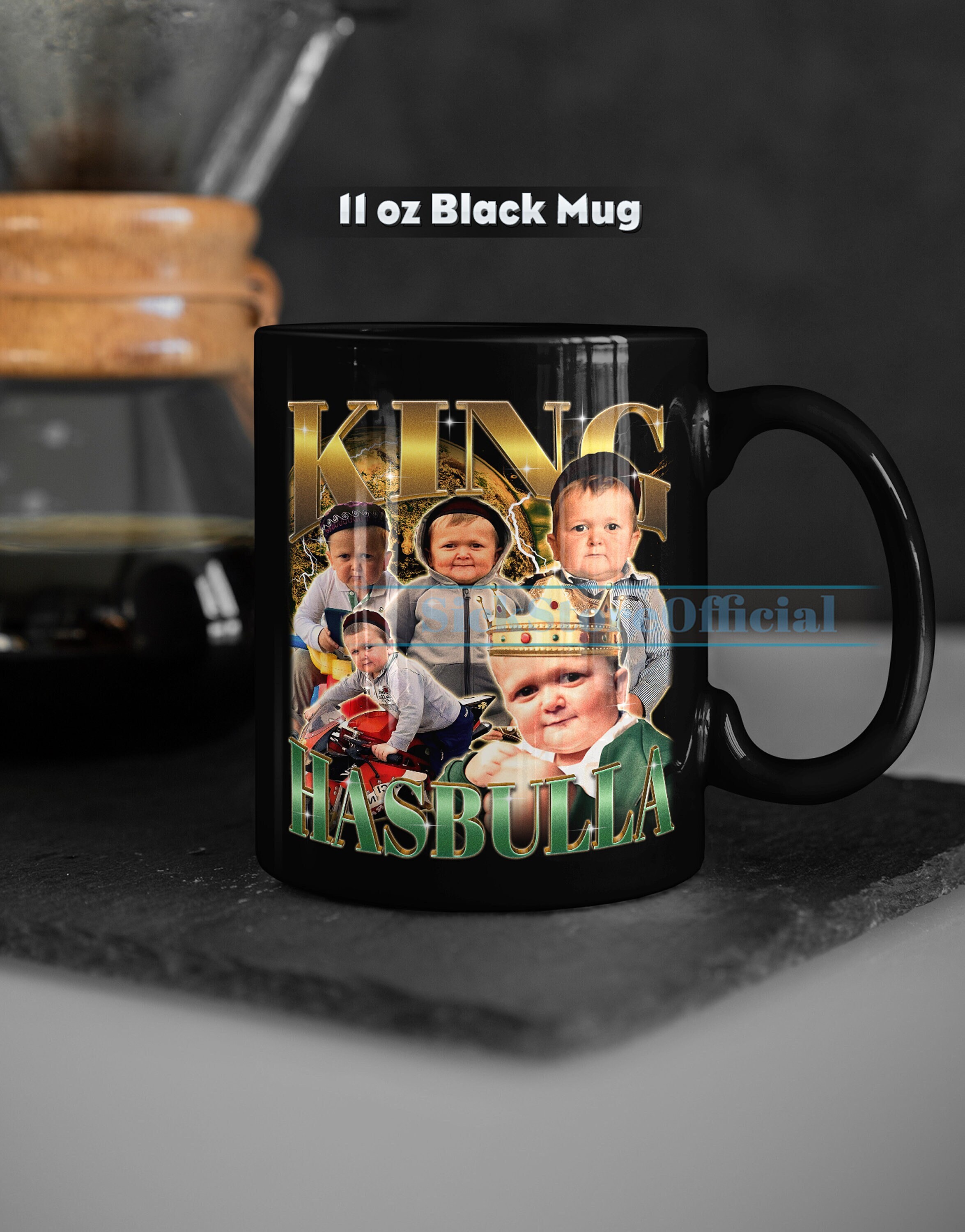 Hasbulla Magomedov 11oz Funny Coffee Mug – MMA Fighting Goat Meme Retro Vintage Gift