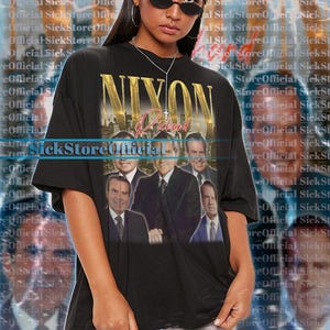 RICHARD NIXON Vintage Tshirt, Richard Nixon Homage Shirt, Richard Nixon Fan Tees, Richard Nixon Retro 90s Sweater, Richard Nixon Gift #TPC