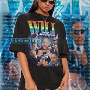WILL SMITH Vintage Shirt, Will Smith Homage Tshirt,  Will Smith Merch Gift, Will Smith Fan Tees, Actor Will Smith Retro 90s Sweater #ari