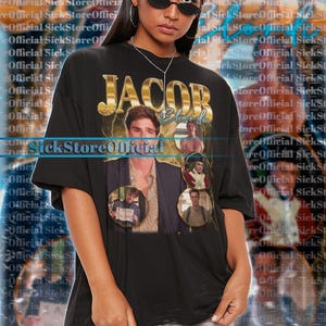 JACOB ELORDI Vintage Shirt, Jacob Elordi Homage Tshirt, Jacob Elordi Fan Tees, Jacob Elordi Retro 90s Sweater, Jacob Elordi Merch Gift